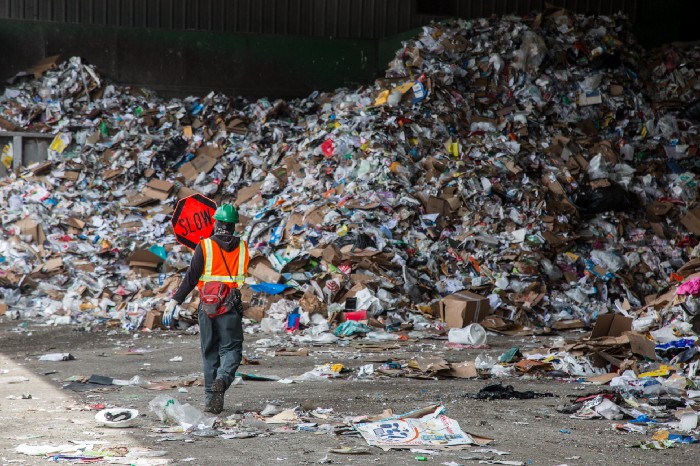 Waste ready for sorting in San José, California. ©Rolex/Bart Michiels