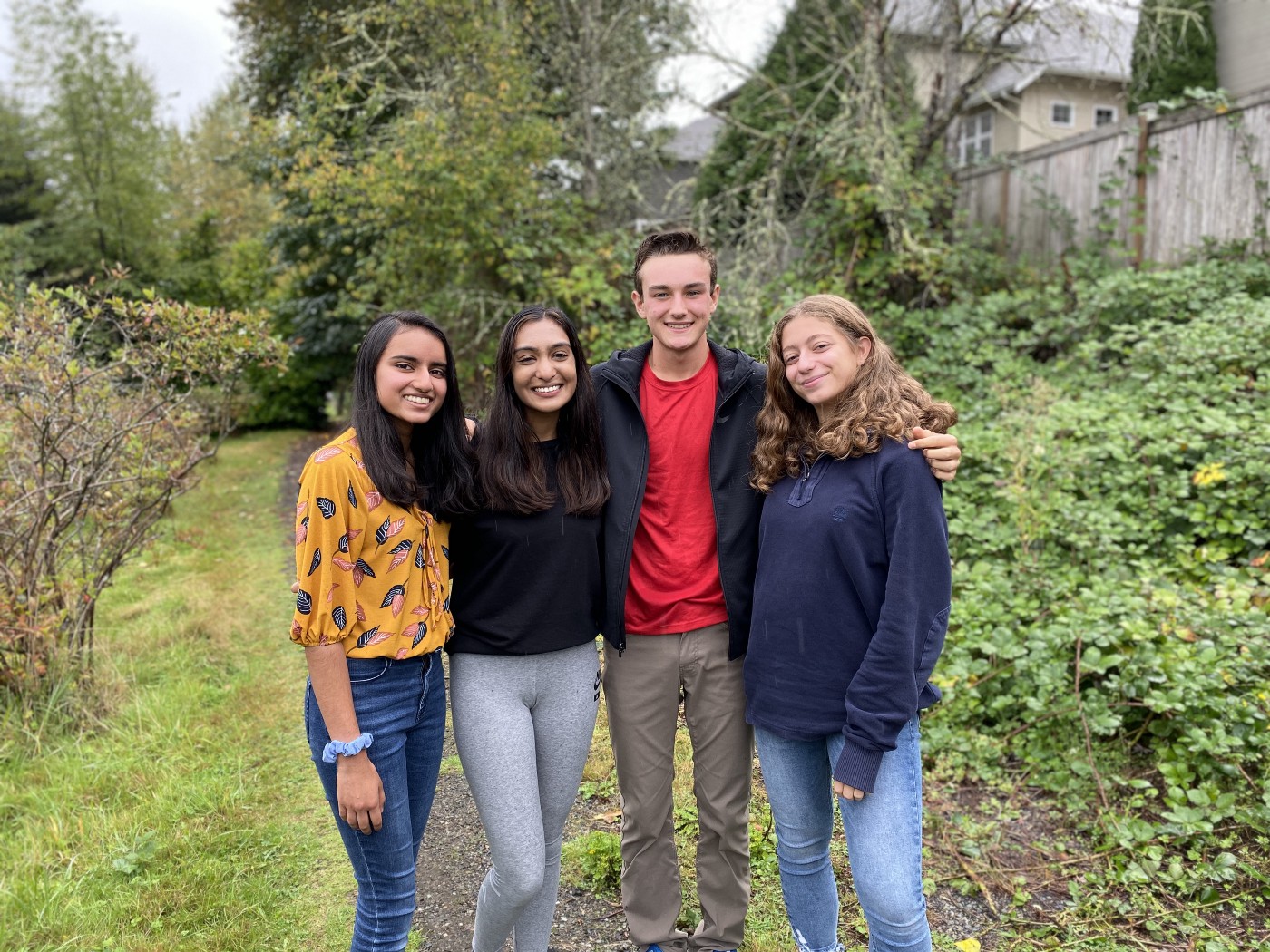The four team members behind the Tomorrow Project
