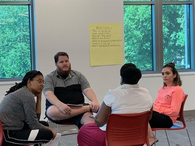 Participants at one of Working Across Differences projects 