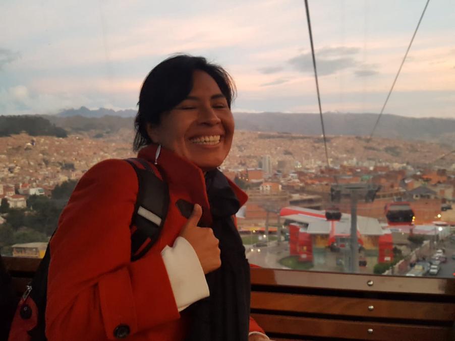 Allison Silva on Mi Teleférico 