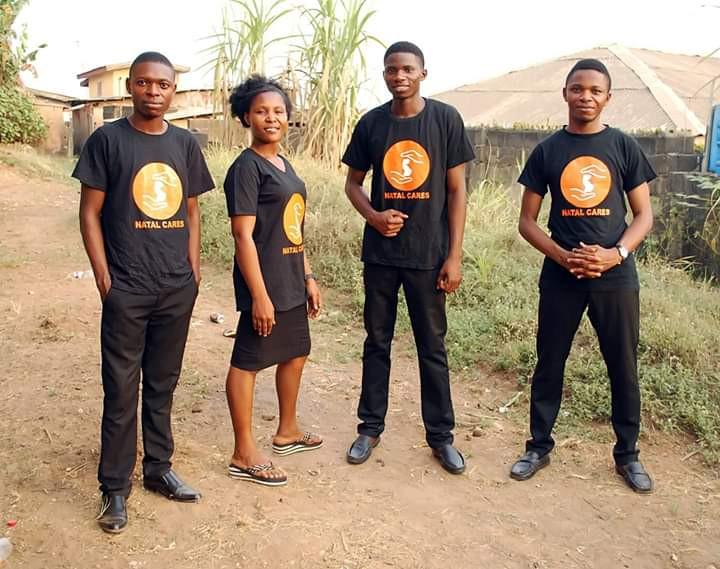 Members of the youth-led Natal Cares team in Nigeria