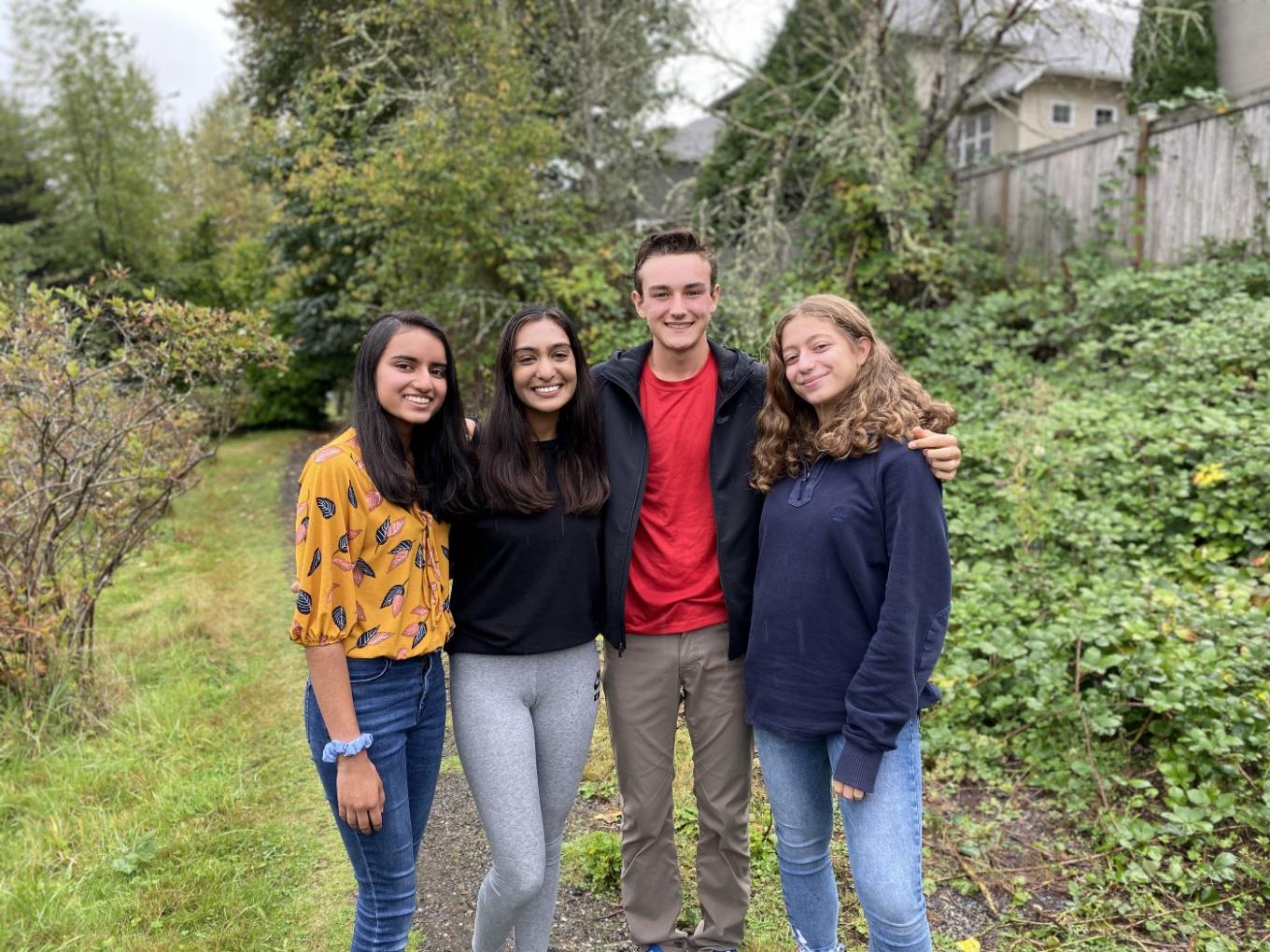 The four team members behind the Tomorrow Project