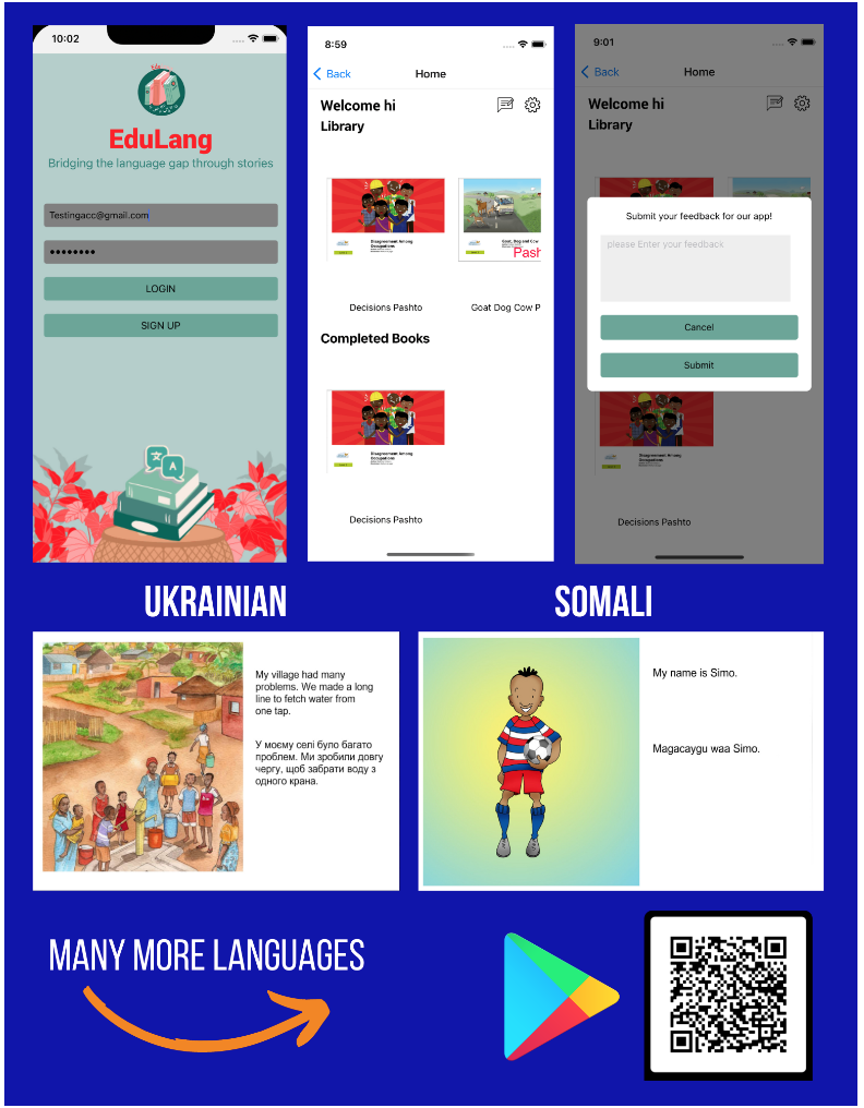 Multilingual Story book library Card Image