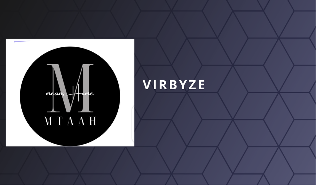 The Mtaah logo along with the word "Virbyze" to its right.